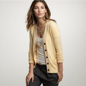Jcrew New 100% Italian cashmere Cardigan Sweater COLLECTION serie